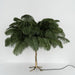 Ostrich Feather Table Lamp - DWHOME