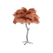 Ostrich Feather Table Lamp - DWHOME