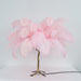 Ostrich Feather Table Lamp - DWHOME