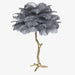 Ostrich Feather Table Lamp - DWHOME