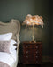 Ostrich Feather Table Lamp - DWHOME