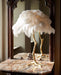 Ostrich Feather Table Lamp - DWHOME