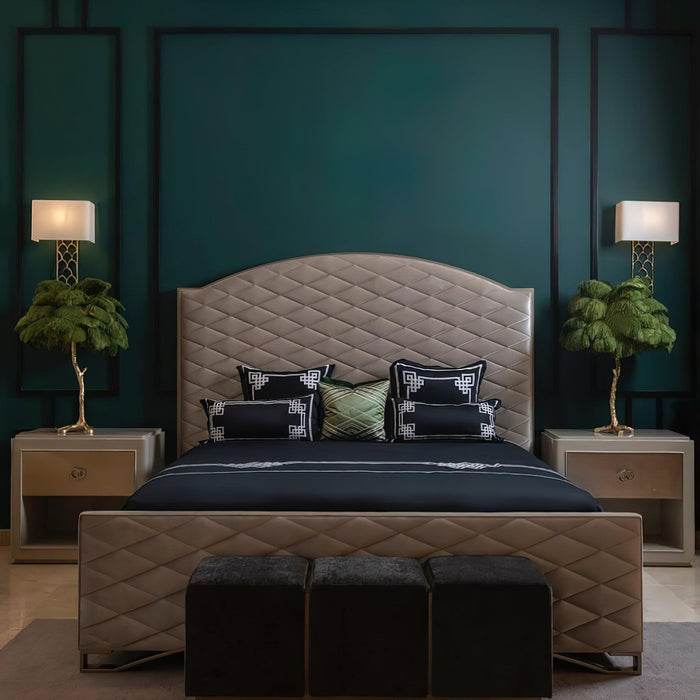 Ostrich Feather Table Lamp - DWHOME