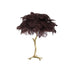 Ostrich Feather Table Lamp - DWHOME
