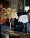 Ostrich Feather Table Lamp - DWHOME