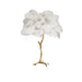 Ostrich Feather Table Lamp - DWHOME