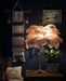 Ostrich Feather Table Lamp - DWHOME