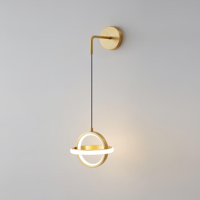 Oval Brass Wall Light - Vakkerlight