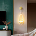 Oval Brass Wall Light - Vakkerlight