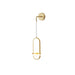 Oval Brass Wall Light - Vakkerlight