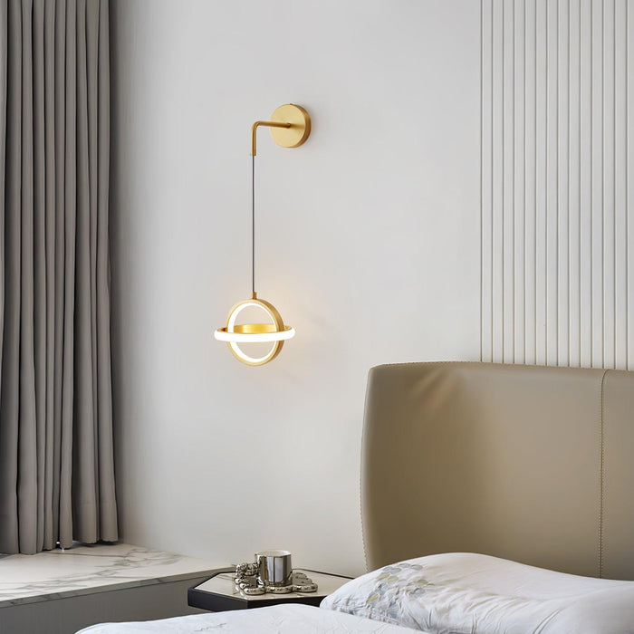 Oval Brass Wall Light - Vakkerlight