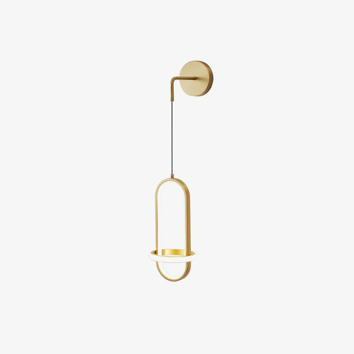 Oval Brass Wall Light - Vakkerlight