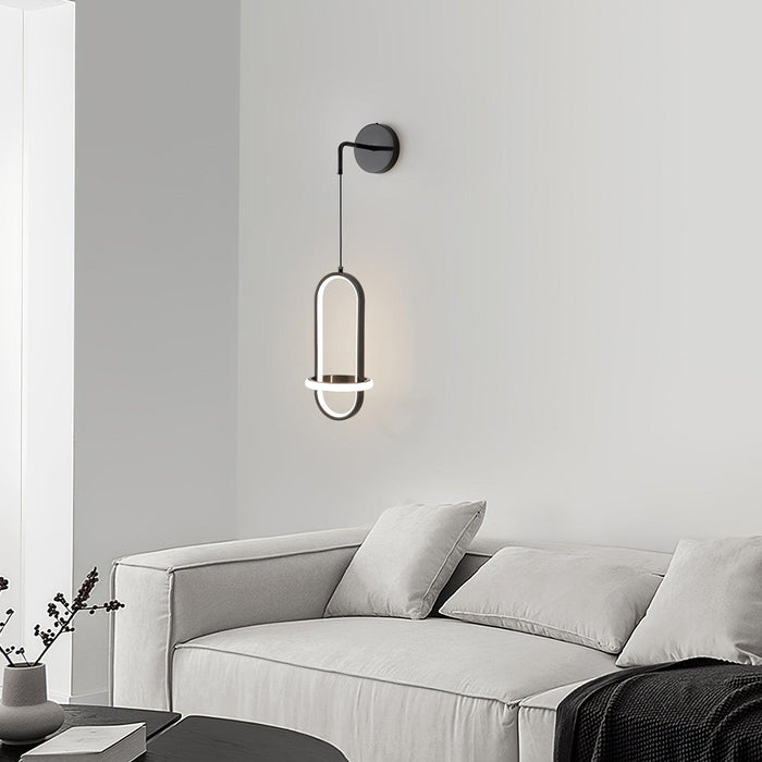 Oval Brass Wall Light - Vakkerlight