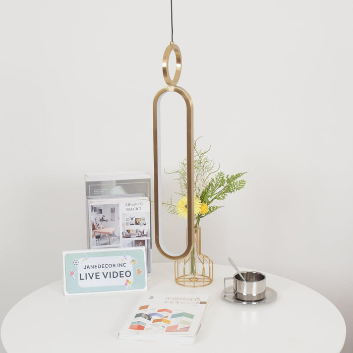 Oval Rings Pendant Light-DWHOME