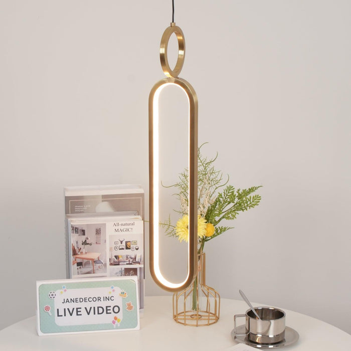 Oval Rings Pendant Light-DWHOME