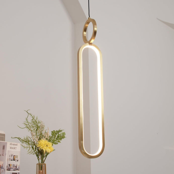 Oval Rings Pendant Light-DWHOME