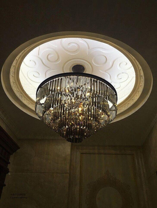 Paciencia Luxury Glam Crystal Islands Chandelier Light-DWHOME