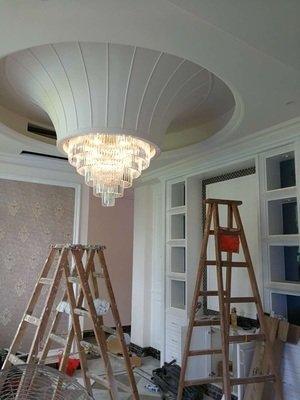 Paciencia Luxury Glam Crystal Islands Chandelier Light - DWHOME