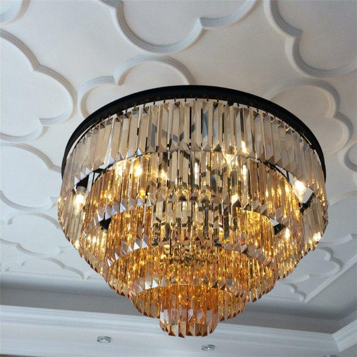Paciencia Luxury Glam Crystal Islands Chandelier Light - DWHOME
