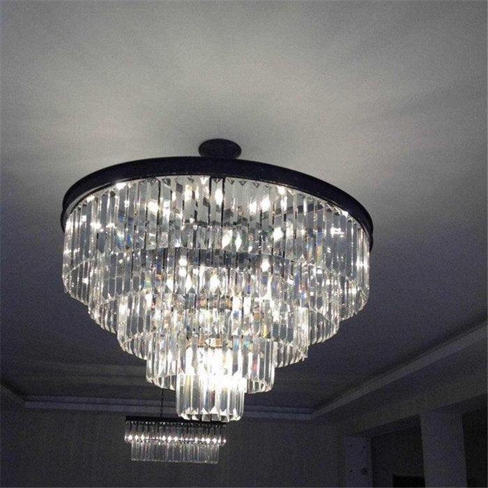Paciencia Luxury Glam Crystal Islands Chandelier Light - DWHOME