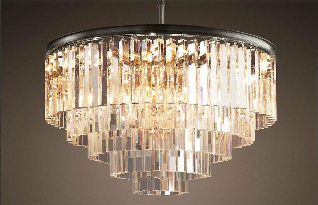 Paciencia Luxury Glam Crystal Islands Chandelier Light-DWHOME