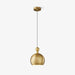 Lampe à suspension en laiton Palla - DWHOME