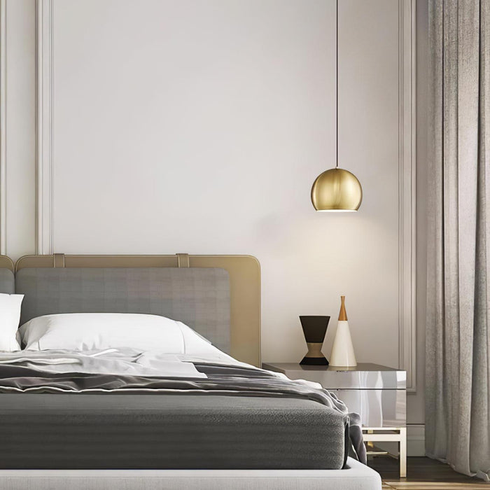 Lampe à suspension en laiton Palla - DWHOME