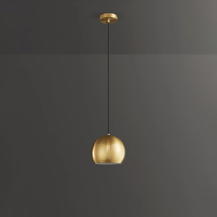 Lampe à suspension en laiton Palla - DWHOME