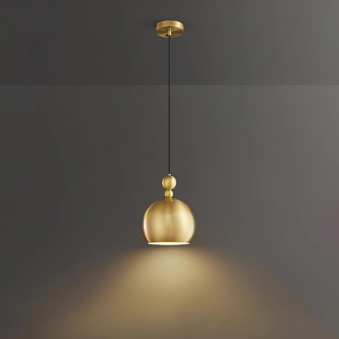 Lampe à suspension en laiton Palla - DWHOME