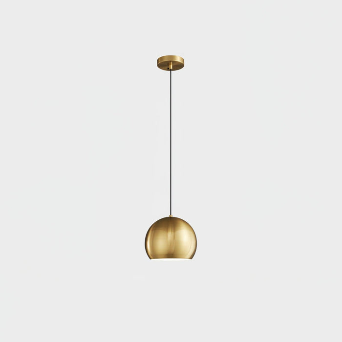 Lampe à suspension en laiton Palla - DWHOME
