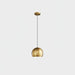 Lampe à suspension en laiton Palla - DWHOME