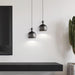 Lampe à suspension en laiton Palla - DWHOME