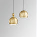 Lampe à suspension en laiton Palla - DWHOME
