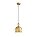 Lampe à suspension en laiton Palla - DWHOME