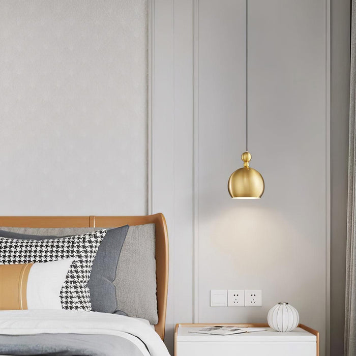 Lampe à suspension en laiton Palla - DWHOME