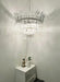 Palm Leaves Murano Transparent Glass Chandelier-DWHOME