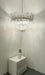 Palm Leaves Murano Transparent Glass Chandelier-DWHOME