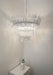 Palm Leaves Murano Transparent Glass Chandelier-DWHOME