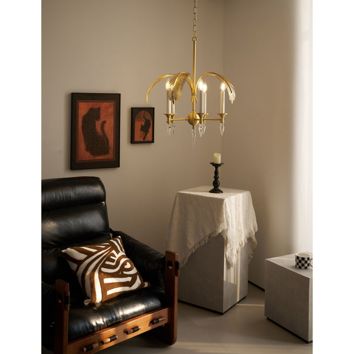 Palm Frond Chandelier-DWHOME