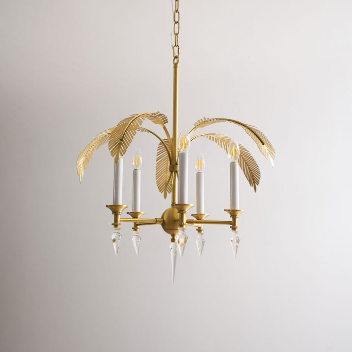 Palm Frond Chandelier-DWHOME
