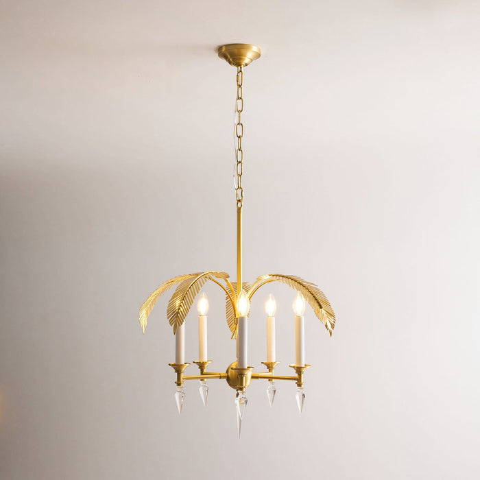 Palm Frond Chandelier-DWHOME