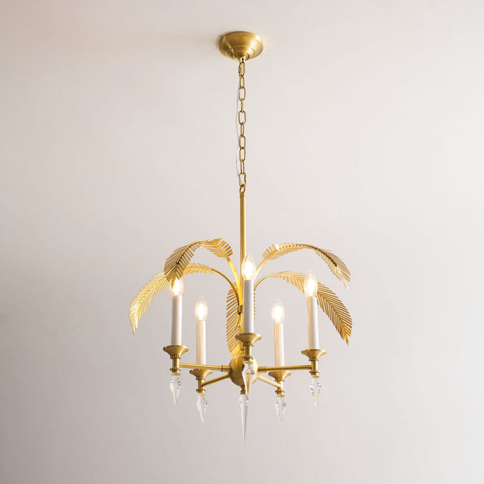 Palm Frond Chandelier-DWHOME