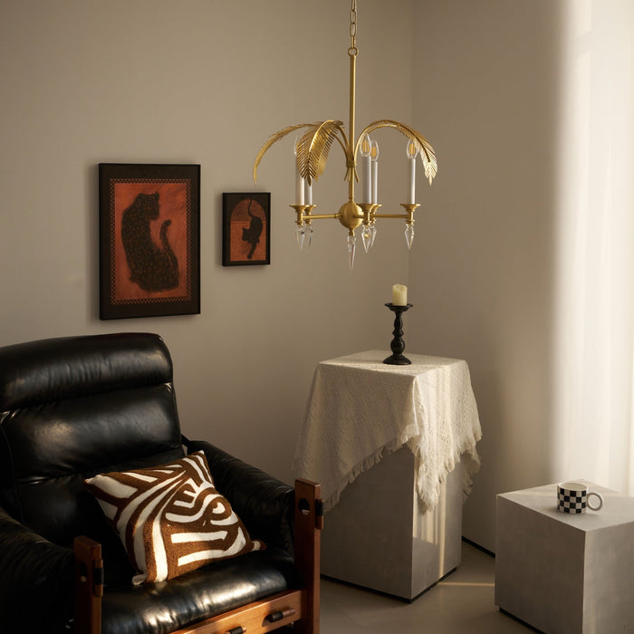 Palm Frond Chandelier-DWHOME