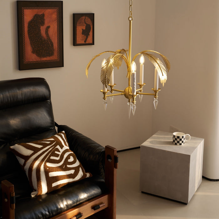 Palm Frond Chandelier-DWHOME