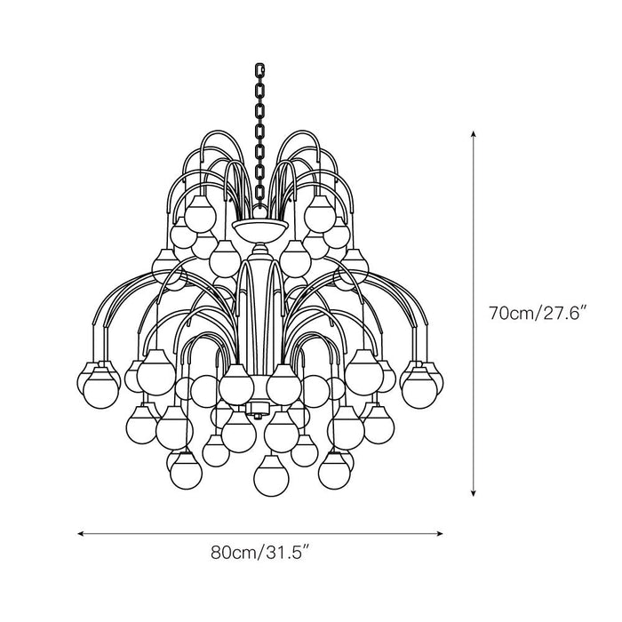 Palwa Murano Chandelier-DWHOME