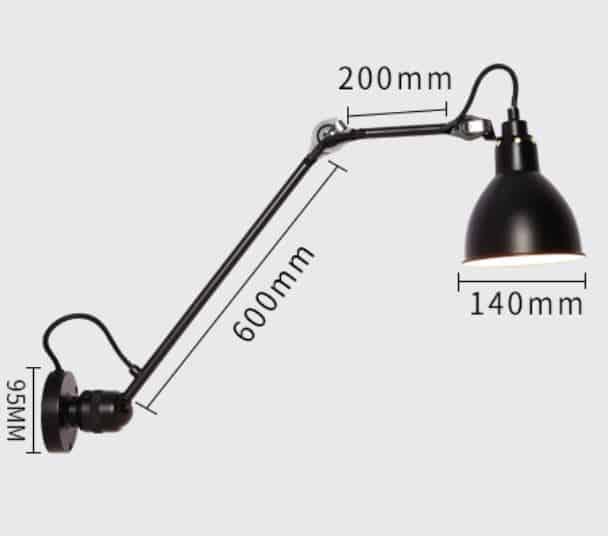 Pandani Long Arm Wall Lamp - DWHOME