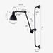 Pandoostem Long Arm Handle Wall Lamp - DWHOME