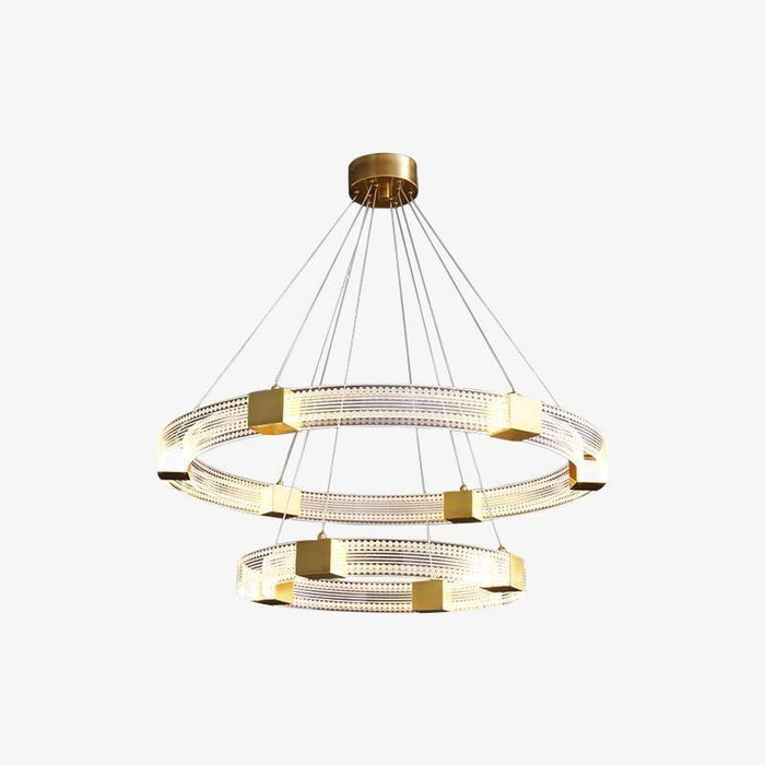 Parallel Ring LED Chandelier-DWHOME