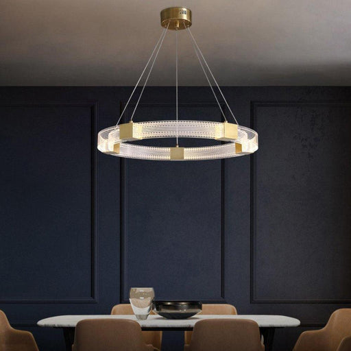 Parallel Ring LED Chandelier-DWHOME
