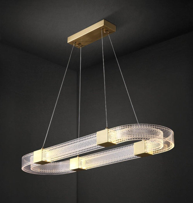 Parallel Ring LED Chandelier-DWHOME